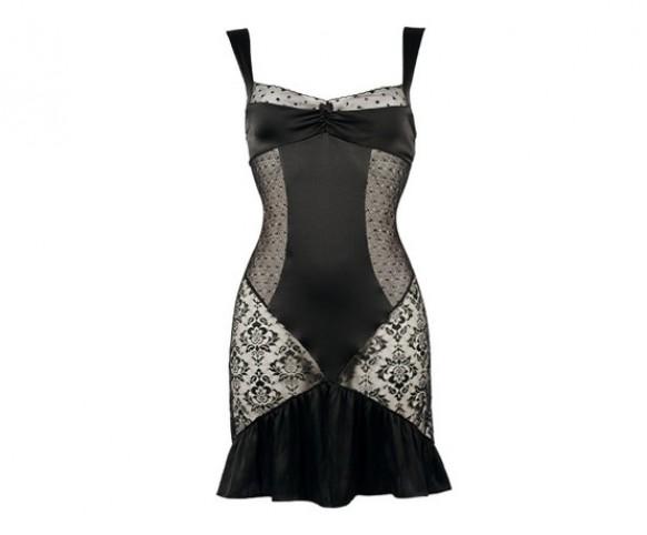 Black Wedding Sensual Black Lace Nightdress 1122964
