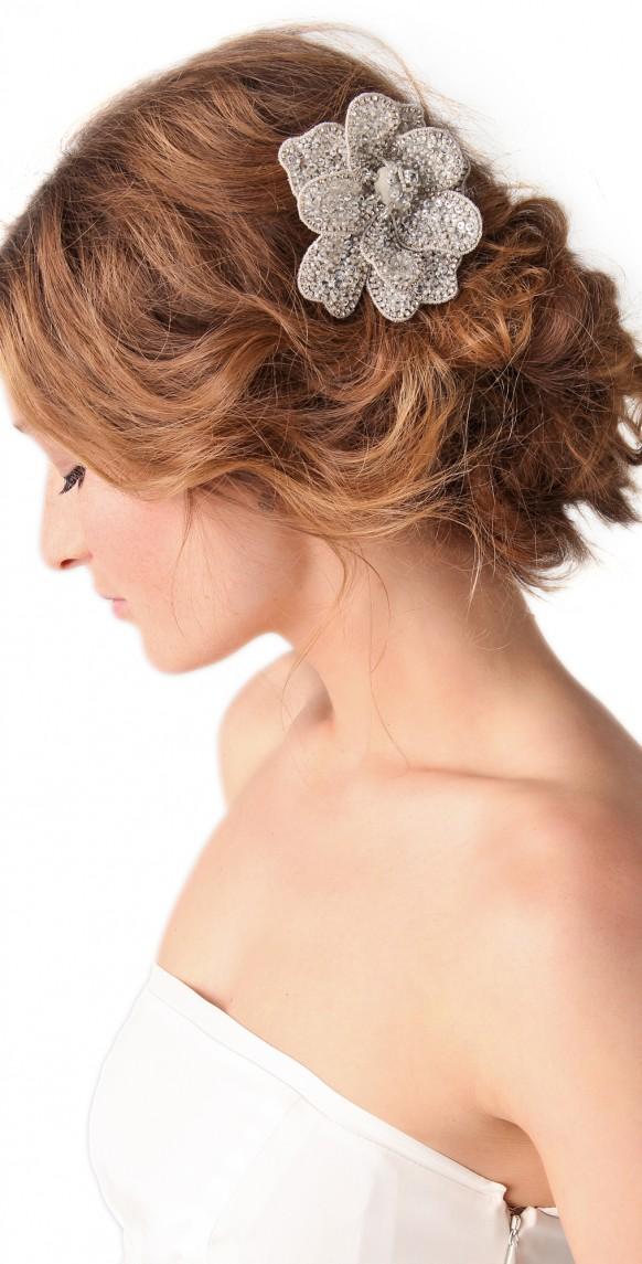 Updo Hair Model Rhinestones Wedding Hair Clip 1331957 Weddbook