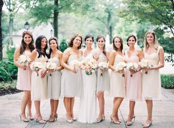 everything bride and bridesmaid