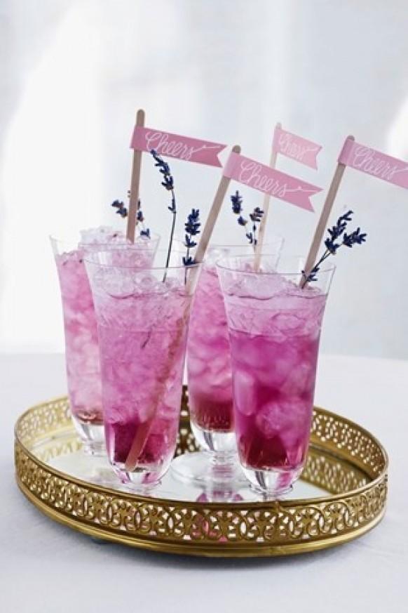 Pink Fresh Lavender Cocktail For Pink Weddings 1920045 Weddbook