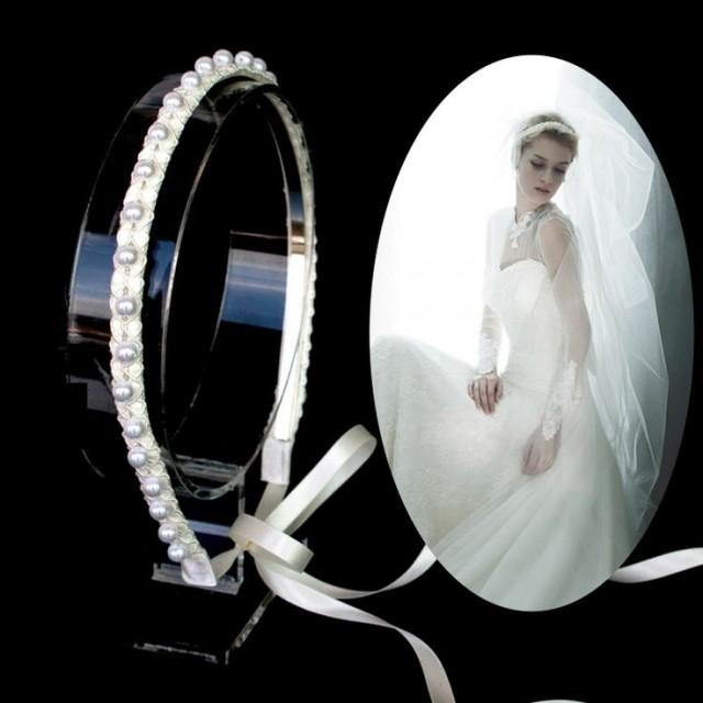 beautiful bridal faux pearl headband wedding lace beautiful bridal faux pearl headband wedding lace