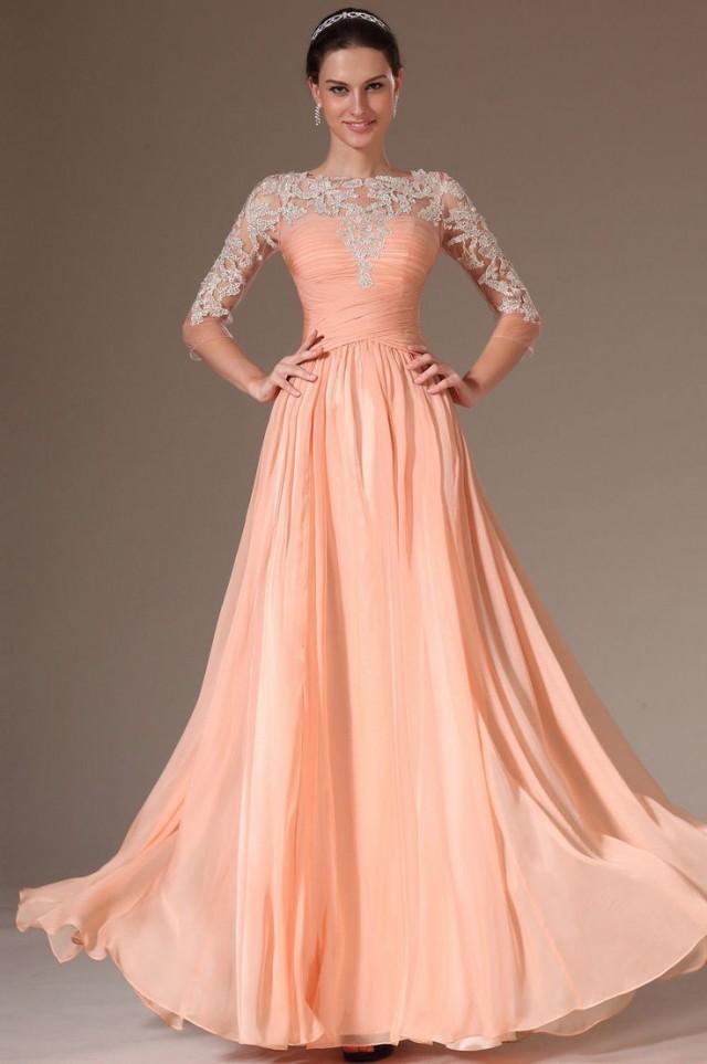 custom-fashion-evening-dress-3-4-sleeves-chiffon-applique-prom-party