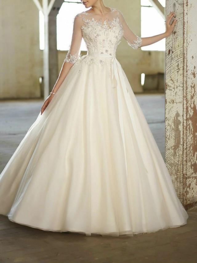 New Whiteivory Wedding Dress Custom Size 2 4 6 8 10 12 14 16 18 20 22 2014 2050724 Weddbook 