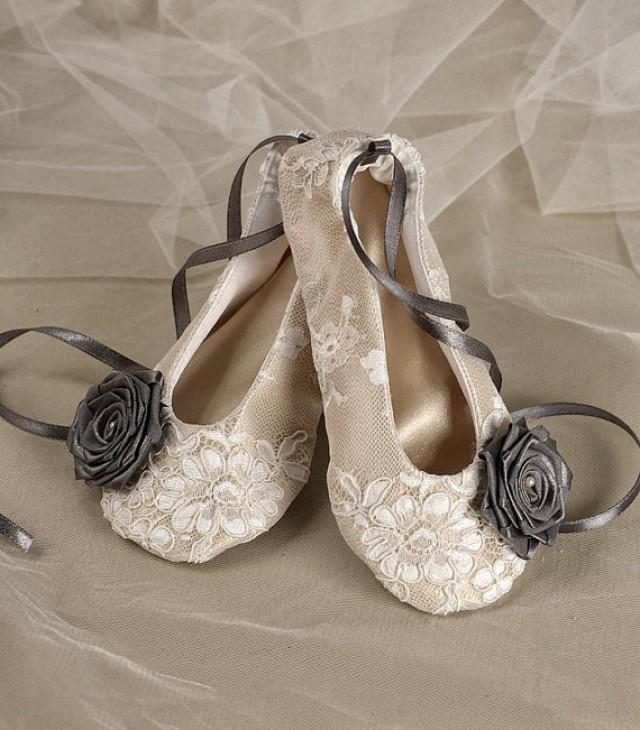 lace ballerina shoes