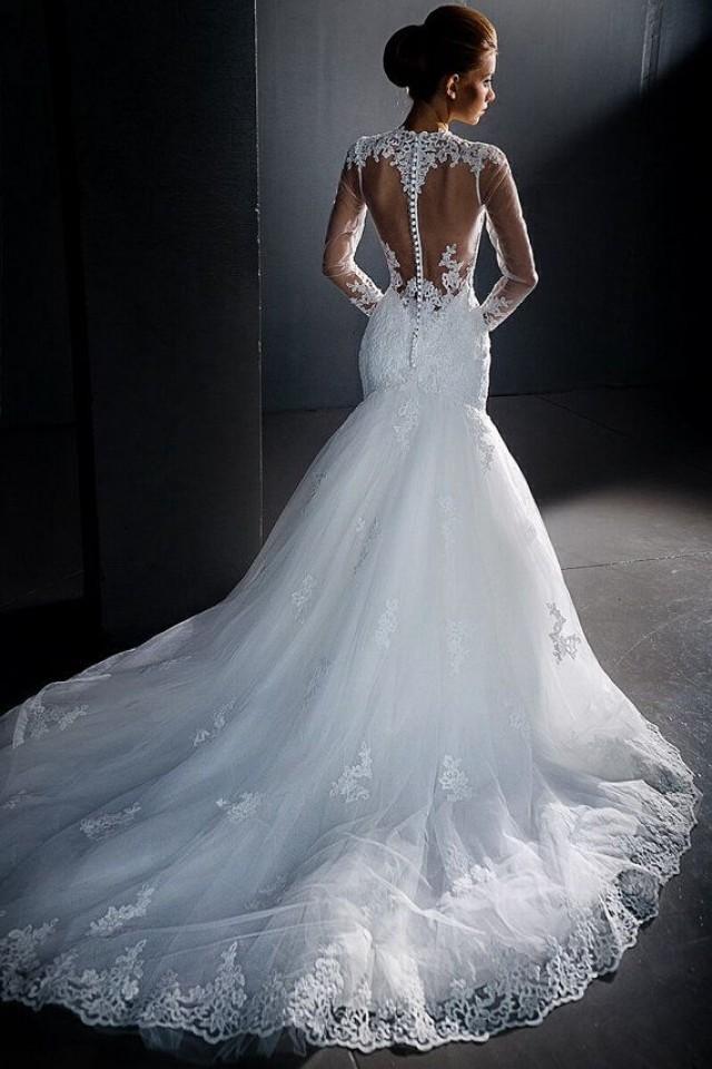 Wedding Dresses Plus Size Bridal Gowns Size 4 6 8 10 12 14 16 18 Mermaid Formal 
