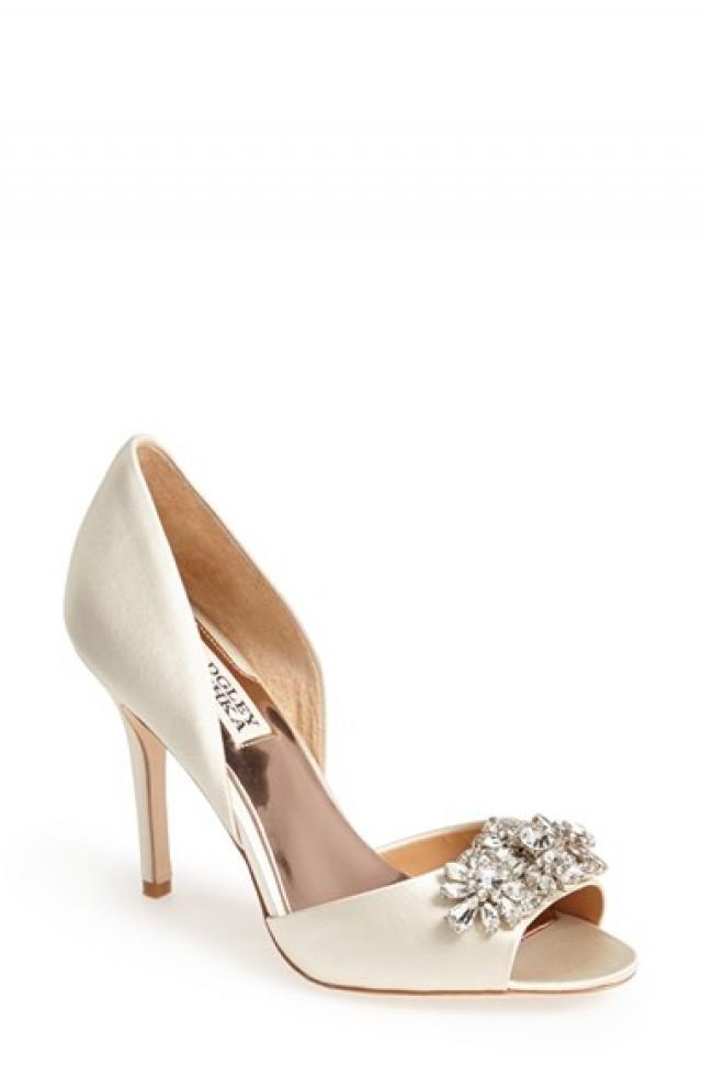 Badgley Mischka Giana Satin D Orsay Pump Women 2622028 Weddbook