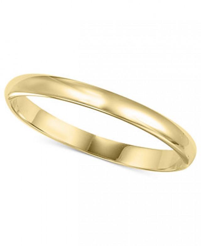 Accessories 14k Gold 2mm Wedding Band 2625153 Weddbook