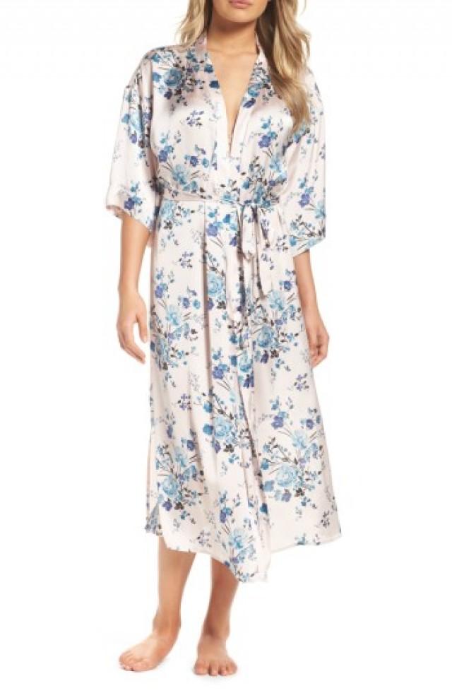 midi satin robe