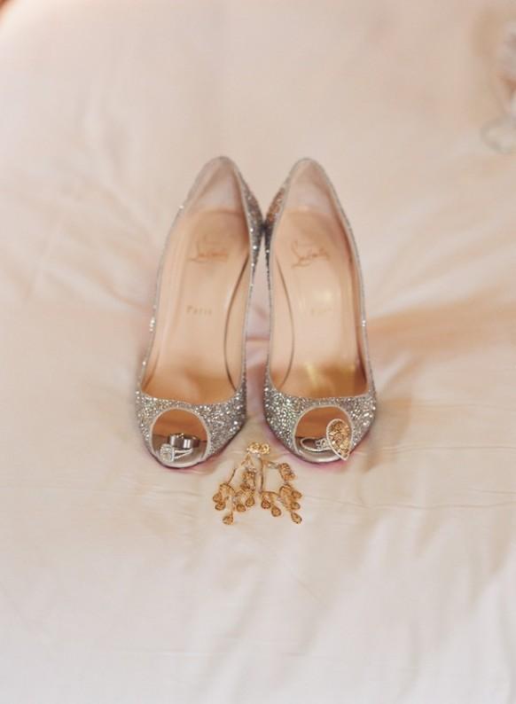 Christian Louboutin Wedding Shoes With Red Bottom Chic And