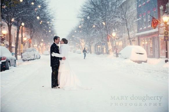 Winter Wedding Photography Idea ♥ Romantic Wedding Photography #803087