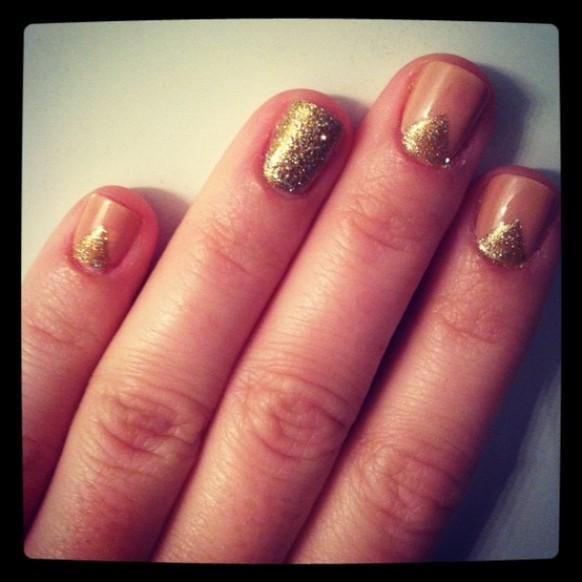 Chevron Nail Design ♥ One Nail Different Color Trend 888898 Weddbook