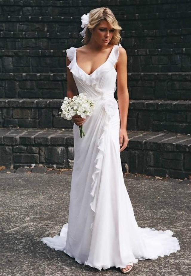 White Ivory Bridal Gown Wedding Dress Custom Size 4 6 8 10 12 14 16 18 ...