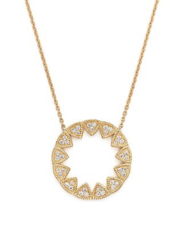 Dana Rebecca Designs 14K Yellow Gold Emily Sarah Pendant Necklace With ...